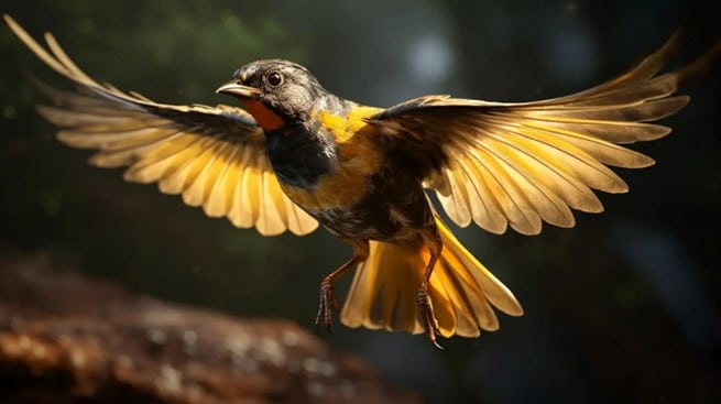 Foto do pássaro trinca-ferro pousando, uma ave comum em Torneios de Pássaros